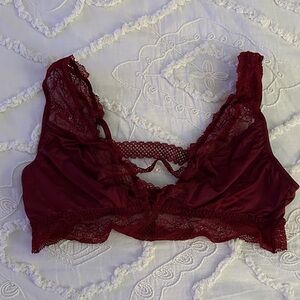 Victoria's Secret Burgundy Lace Bralette
